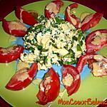 recette Salade d'omelette aux légumes (Weight Watchers ProPoints)