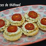 recette mini-tartelettes tomates cerises et boursin
