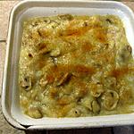 recette Gratin de poisson et champignons persillés