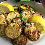 recette Jraywet mcharmla tawm w karess- Courgettes à la charmoula ail et citron- Terroir bônois