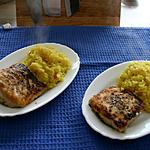 recette Dos de Cabillaud Poêlé Au Riz Basmati Safrané