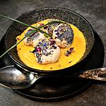 recette NOIX ST JACQUES PAVOT SUR LIT CREME BUTTERNUT