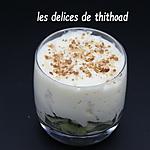 recette Crémeux de coco sur lit de kiwis