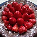 recette fondant chocolat aux fraises
