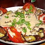 recette Filets de poisson à l'aubergine