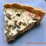 saumon frais en entree : recette Quiche au samon frais & aux légumes