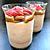 recette Mousse de bananes & confit de rhubarbe sous lit de fraises
