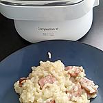 recette risotto saucisson a l'ail comté au companion