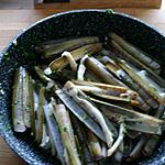 recette Couteaux Solen en Persillade