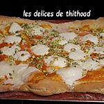 recette pizza aux carottes, mozzarella et pistaches
