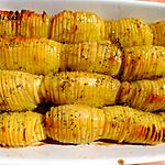 recette Gratin de pommes  de terre Hasselback .
