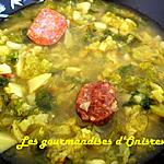 recette *Soupe au chou vert frisé à l’espagnol