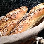 recette Baguettes aux céréales