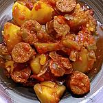 recette ragout pommes de terre chorizo au cookéo