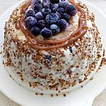 recette vacherin myrtille caramel beurre salé