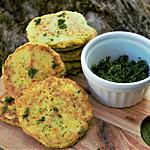 recette GALETTES DE MAIS / AIL DES OURS