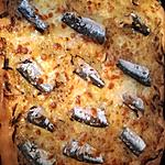 recette Pizza aux sardines façon pissaladière