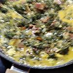 recette Œufs brouillés au chou kale