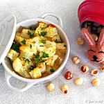recette Gratin de navets aux noisettes et au curry