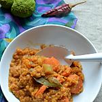 recette Curry rouge lentilles corail carottes et courge