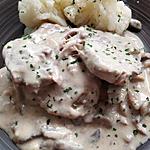 recette roti de porc sauce saint agur au cookéo