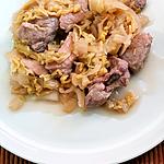 recette Wok au porc et au chou chinois