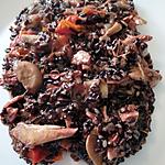 recette risotto au riz noir poulet au cookéo