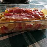 recette Millefeuille de pommes de terre au lard fumé