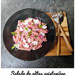 recette SALADE DE PATES PRINTANIERE
