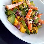recette Salade de mangues aux crevettes