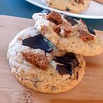 recette Cookies moelleux aux noix, chocolat et speculoos