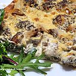 recette Pizza blanche aux morilles rousses