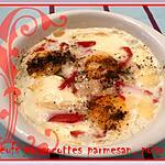 recette oeufs en cocotte poivron et parmesan