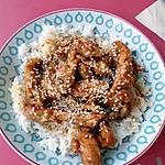 recette Poulet caramélisé à l'ail et au miel