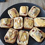 recette bouchée au tuc cheddar poitrine fumé au cake factory