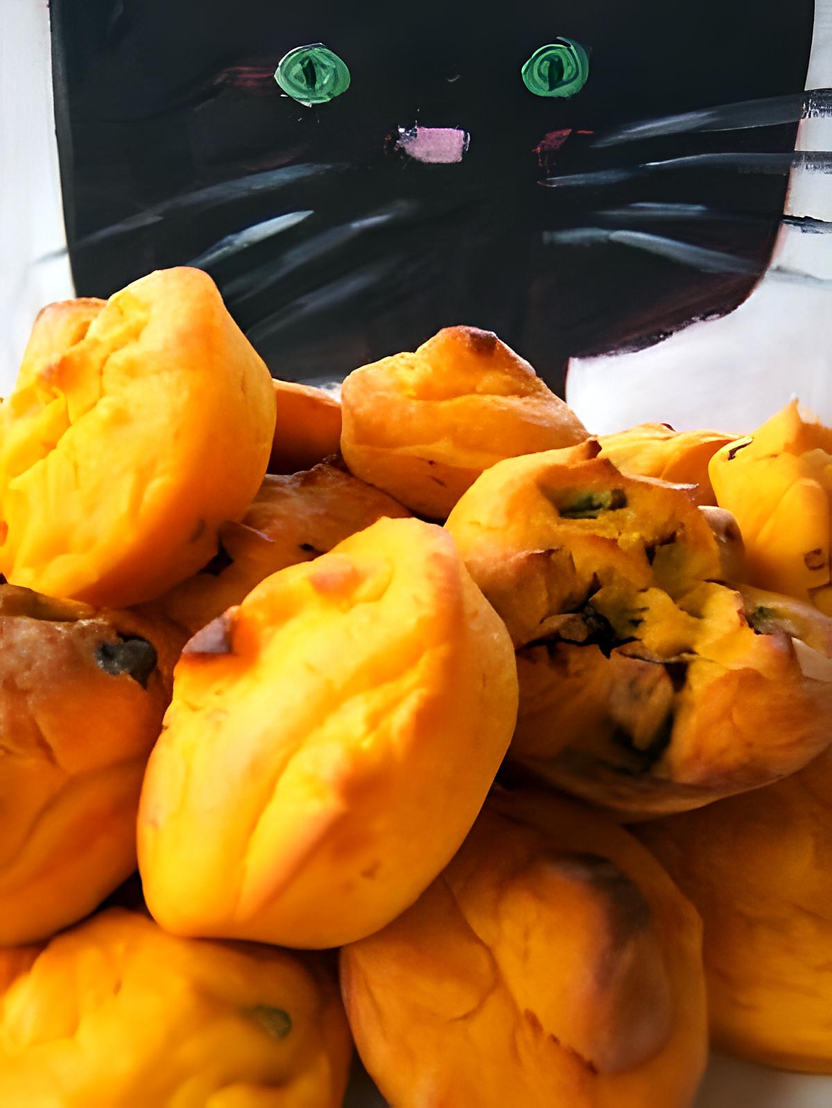 recette Muffins au potimarron et aux pruneaux