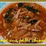 recette soupe aux pates  chinoises