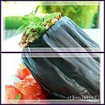 recette AUBERGINES A LA CUILLERE (recette crétoise)