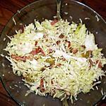 recette Salade de choux aux lardons