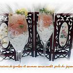 recette verrines de gambas et saumon sauce aneth,perle du japon
