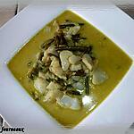 recette Poisson sauce curry & lait de coco