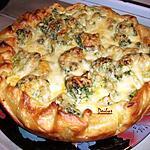 recette Tarte Aux Légumes et Dés de Poulet