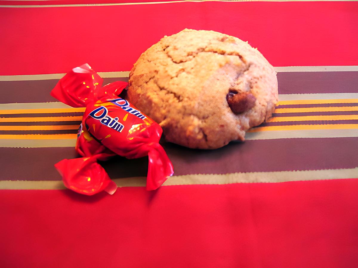 recette Cookies aux Daim