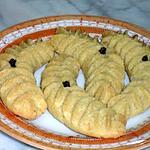 recette El-maqrous (le pincé) ou el-mankouch (le sculpté)