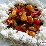 recette Poulet sauce aigre douce