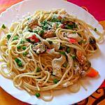 recette Spaghettis aux fruits de mer