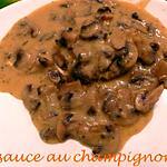 recette sauce au champignon