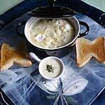 recette Oeufs cocotte raclette/bleu