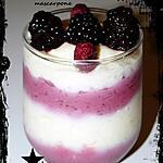 recette Mousse aux fruits rouges & Mascarpone