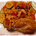 recette tagliatelle au courgette,légumes du soleil